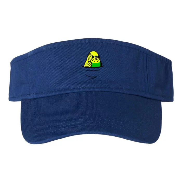 Too Many Birds! Yellow N&X27; Green Budgie Valucap Bio-Washed Visor