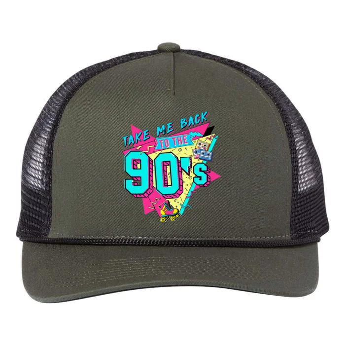 Takes Me Back To 90s Retro Rope Trucker Hat Cap