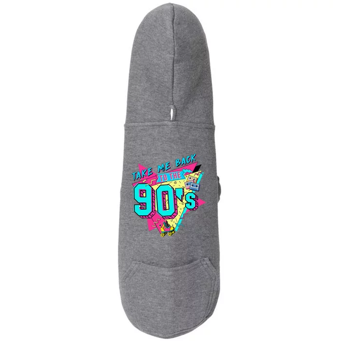 Takes Me Back To 90s Doggie 3-End Fleece Hoodie