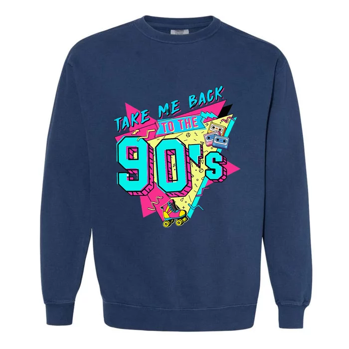 Takes Me Back To 90s Garment-Dyed Sweatshirt