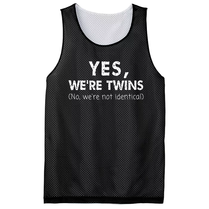 Twin Matching Brother Sister Twins Siblings Fraternal Mesh Reversible Basketball Jersey Tank