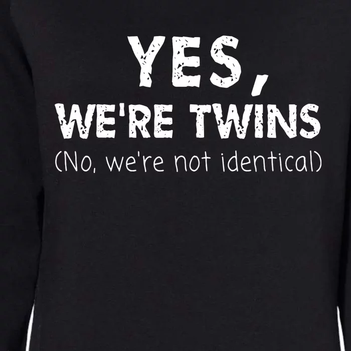 Twin Matching Brother Sister Twins Siblings Fraternal Womens California Wash Sweatshirt