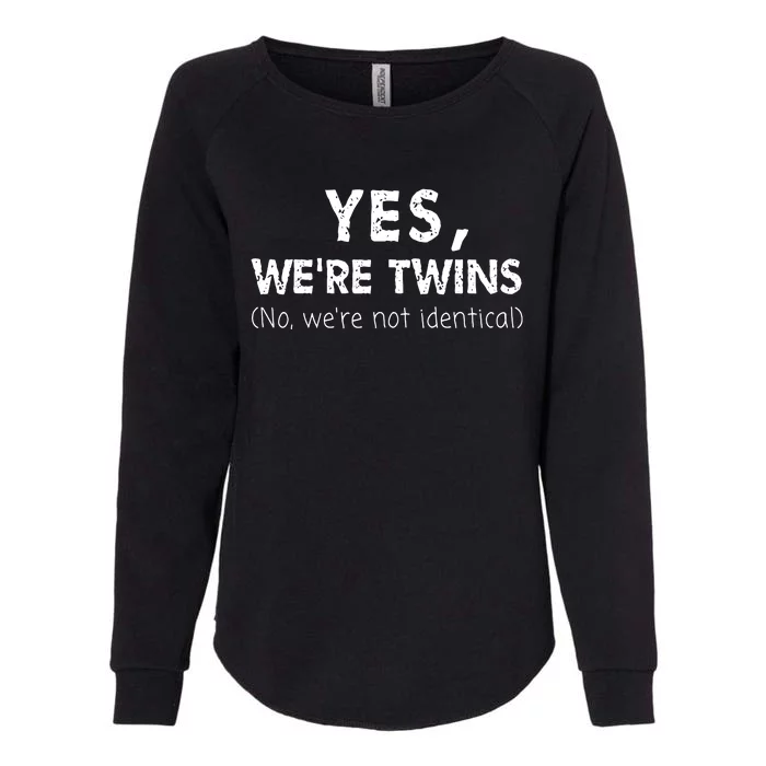 Twin Matching Brother Sister Twins Siblings Fraternal Womens California Wash Sweatshirt