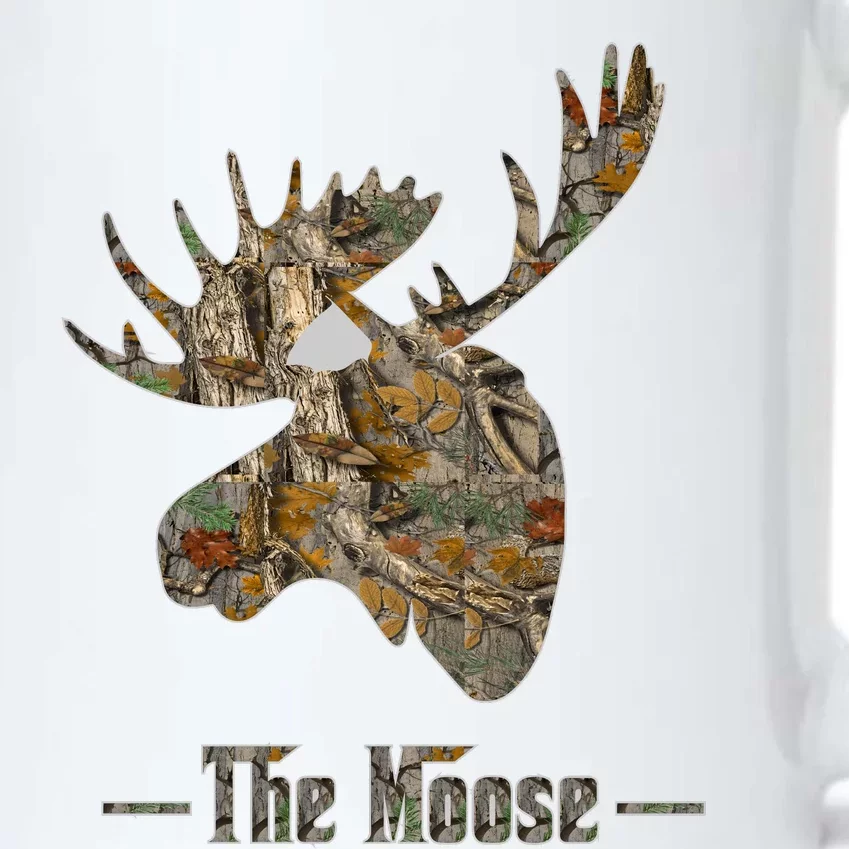 The Moose Camouflage Black Color Changing Mug