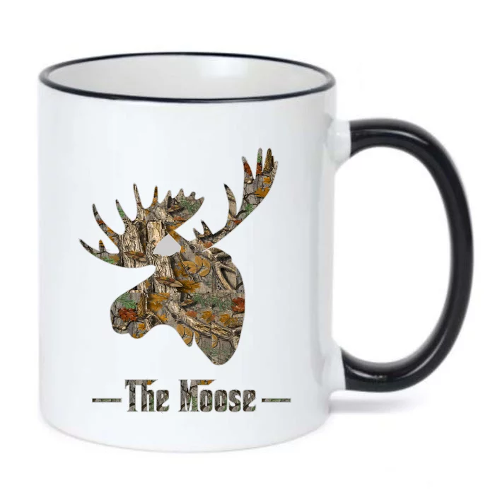 The Moose Camouflage Black Color Changing Mug