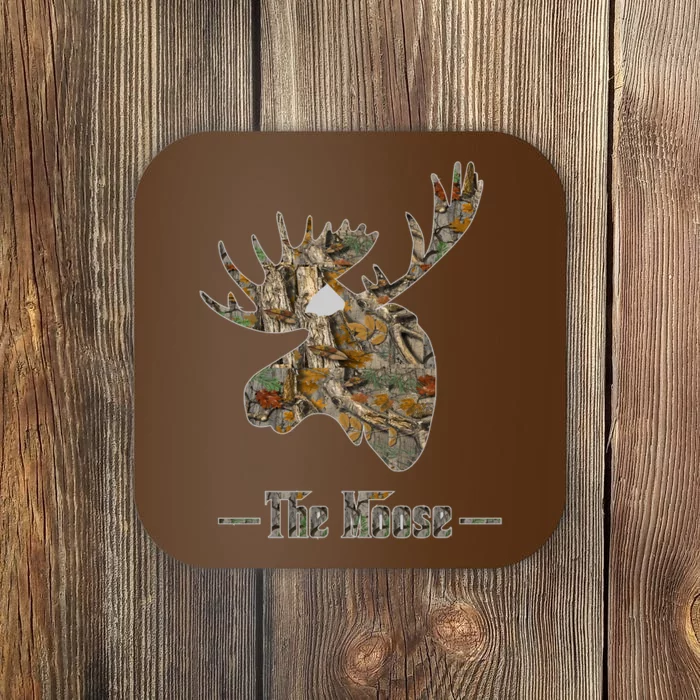 The Moose Camouflage Coaster