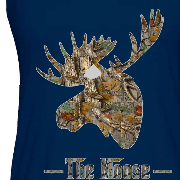 The Moose Camouflage Ladies Essential Flowy Tank