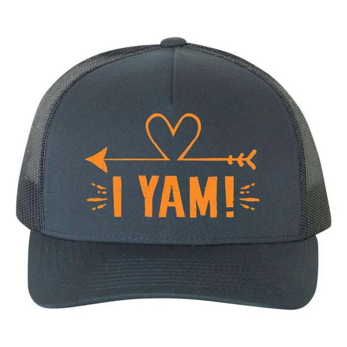 Thanksgiving Matching Couple She's My Sweet Potato I Yam Set Yupoong Adult 5-Panel Trucker Hat