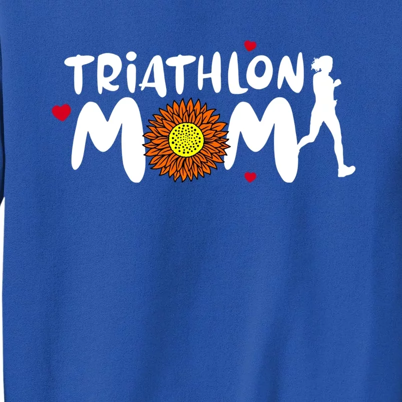 Triathlon Mom Cute Triathlon Funny Gift Sweatshirt