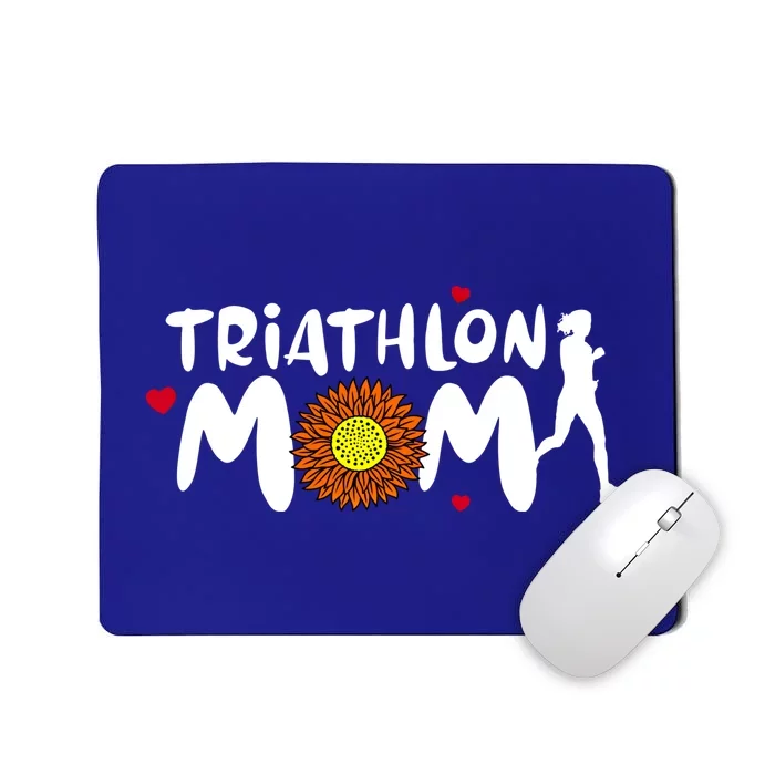 Triathlon Mom Cute Triathlon Funny Gift Mousepad