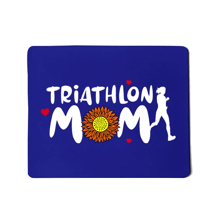 Triathlon Mom Cute Triathlon Funny Gift Mousepad