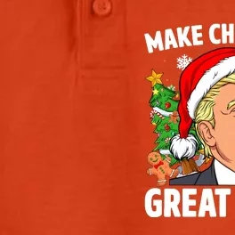 Trump Make Christmas Great Again Ugly Christmas Sweaters Dry Zone Grid Performance Polo