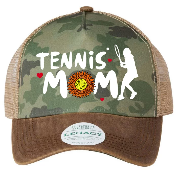 Tennis Mom Cute Tennis Gift Legacy Tie Dye Trucker Hat