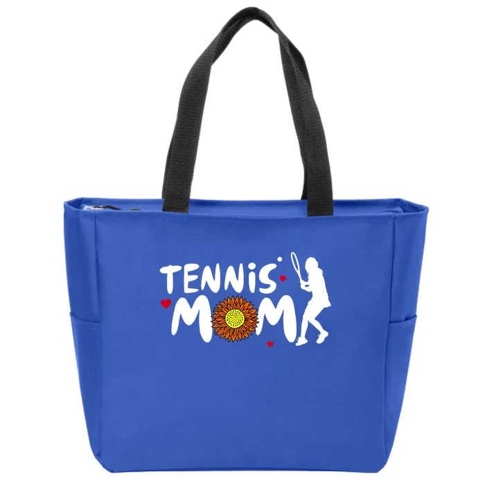 Tennis Mom Cute Tennis Gift Zip Tote Bag