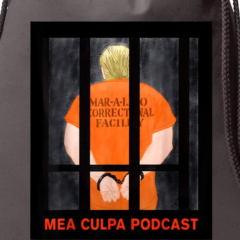 Trump Mea Culpa Podcas Michael Cohen Drawstring Bag