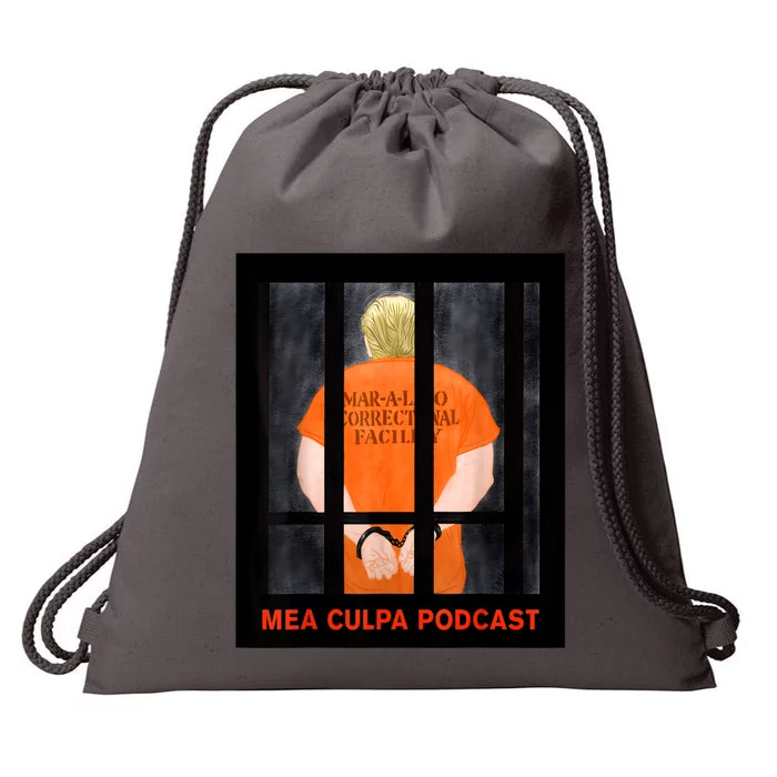 Trump Mea Culpa Podcas Michael Cohen Drawstring Bag