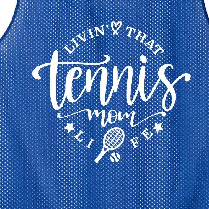 Tennis Mom Cool Gift Mesh Reversible Basketball Jersey Tank