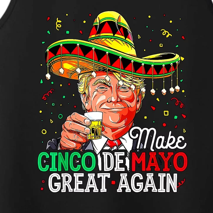 Trump Make Cinco De Mayo Great Again Performance Tank