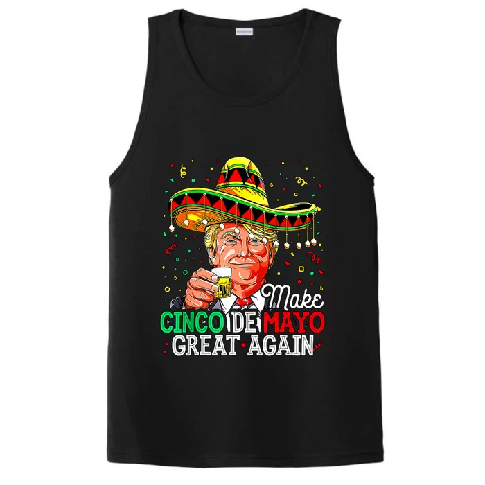 Trump Make Cinco De Mayo Great Again Performance Tank