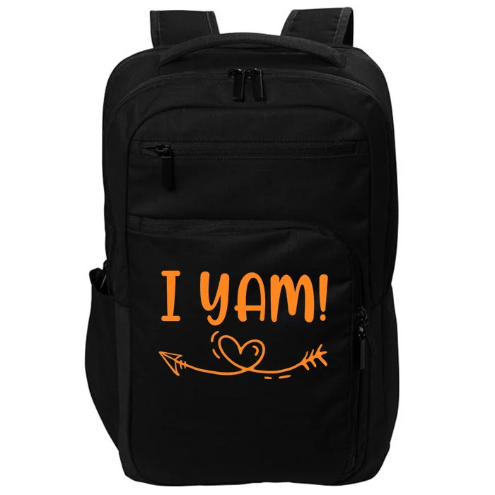 Thanksgiving Matching Couple SheS My Sweet Potato I Yam Set Impact Tech Backpack