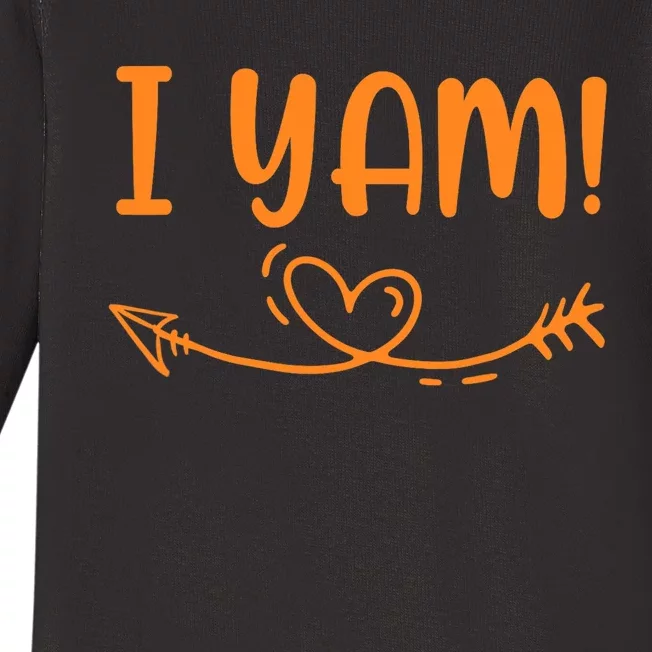 Thanksgiving Matching Couple SheS My Sweet Potato I Yam Set Baby Long Sleeve Bodysuit