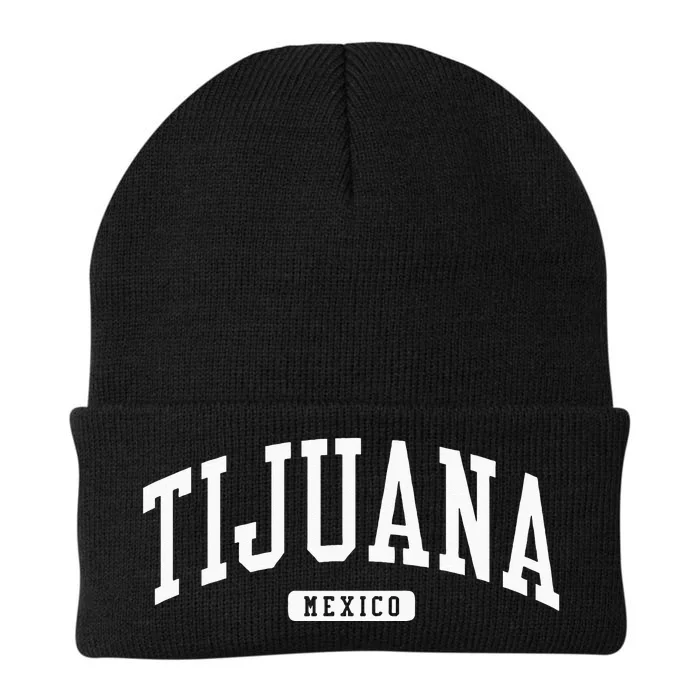 Tijuana Mexico College University Style Knit Cap Winter Beanie