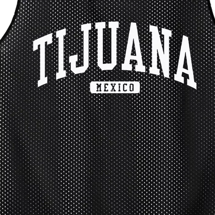 Tijuana Mexico College University Style Mesh Reversible Basketball Jersey Tank