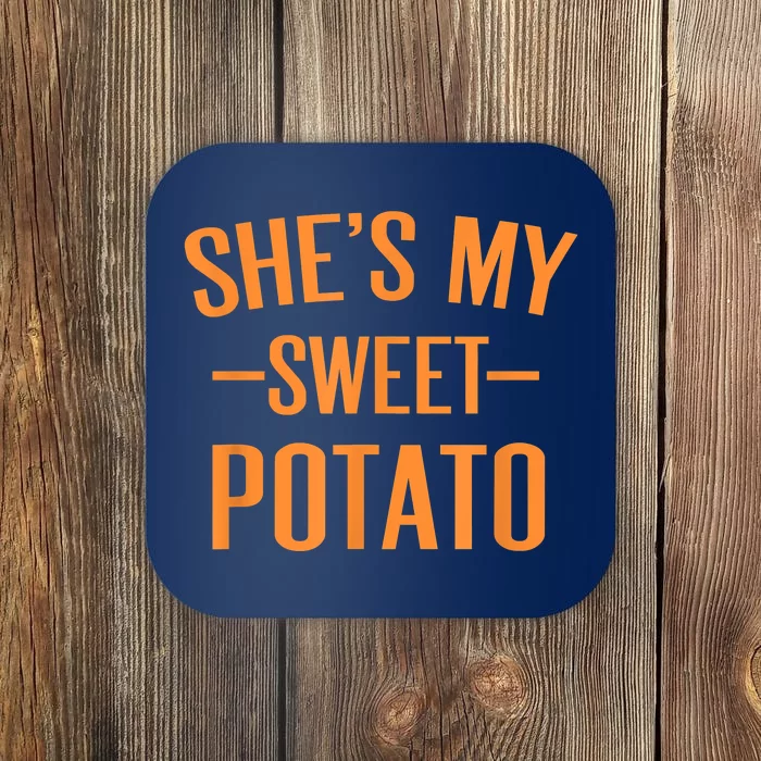 Thanksgiving Matching Couples She's My Sweet Potato I Yam Coaster