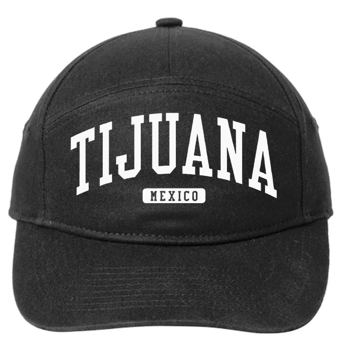 Tijuana Mexico College University Style 7-Panel Snapback Hat