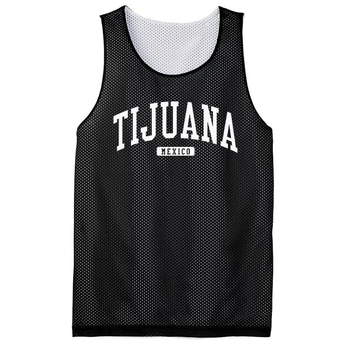 Tijuana Mexico College University Style Mesh Reversible Basketball Jersey Tank