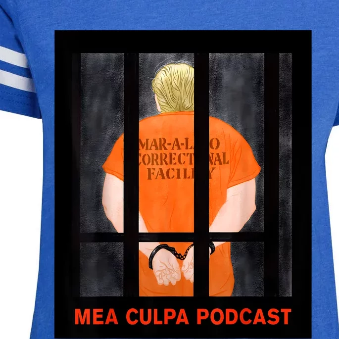 Trump Mea Culpa Podcas Michael Cohen Enza Ladies Jersey Football T-Shirt