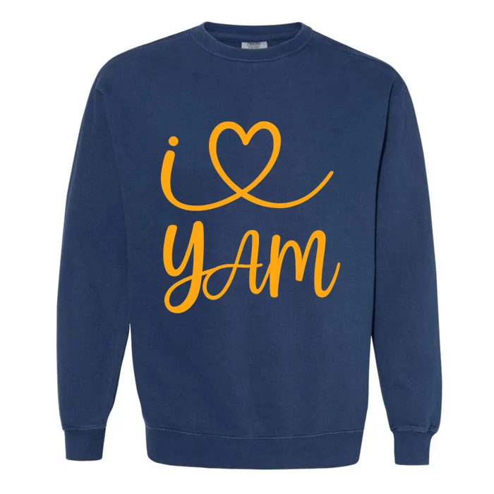 Thanksgiving Matching Couples She's My Sweet Potato I Yam Garment-Dyed Sweatshirt