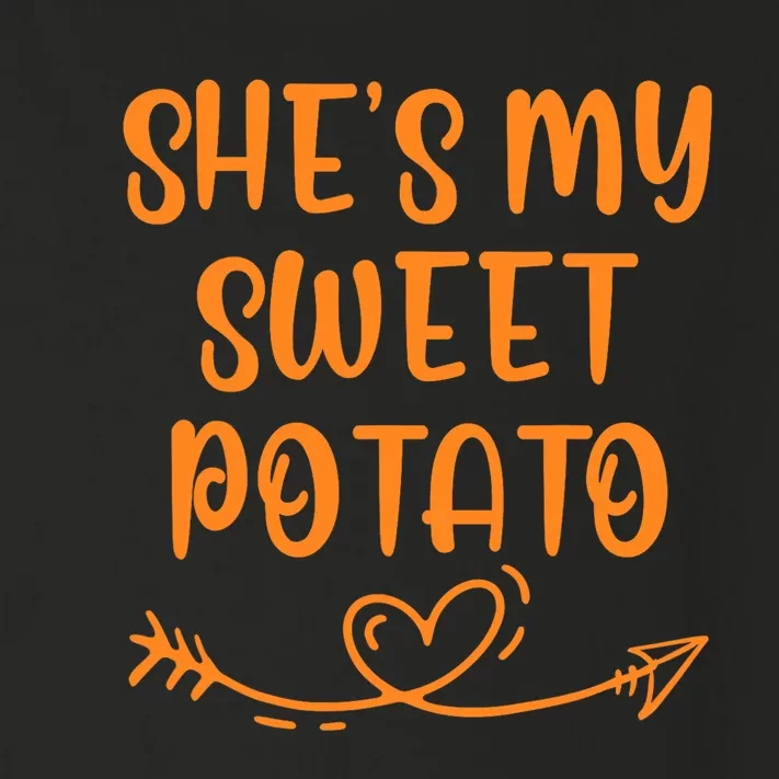 Thanksgiving Matching Couple SheS My Sweet Potato I Yam Set Toddler Long Sleeve Shirt