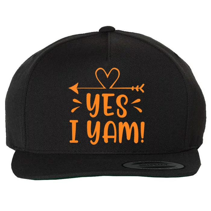 Thanksgiving Matching Couple SheS My Sweet Potato I Yam Set Wool Snapback Cap