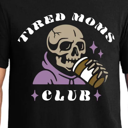 Tired Moms Club Spooky Mom Goth Mom Punk Mom Gift Pajama Set