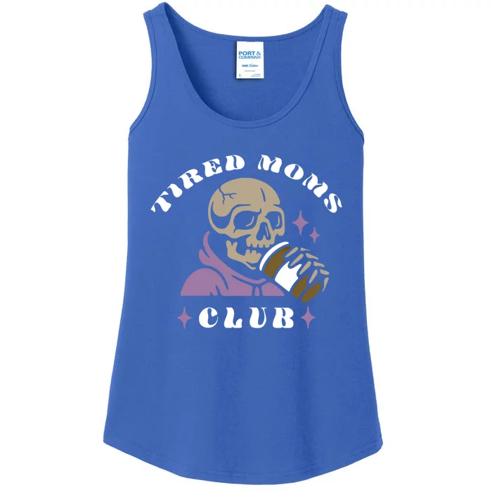 Tired Moms Club Spooky Mom Goth Mom Punk Mom Gift Ladies Essential Tank