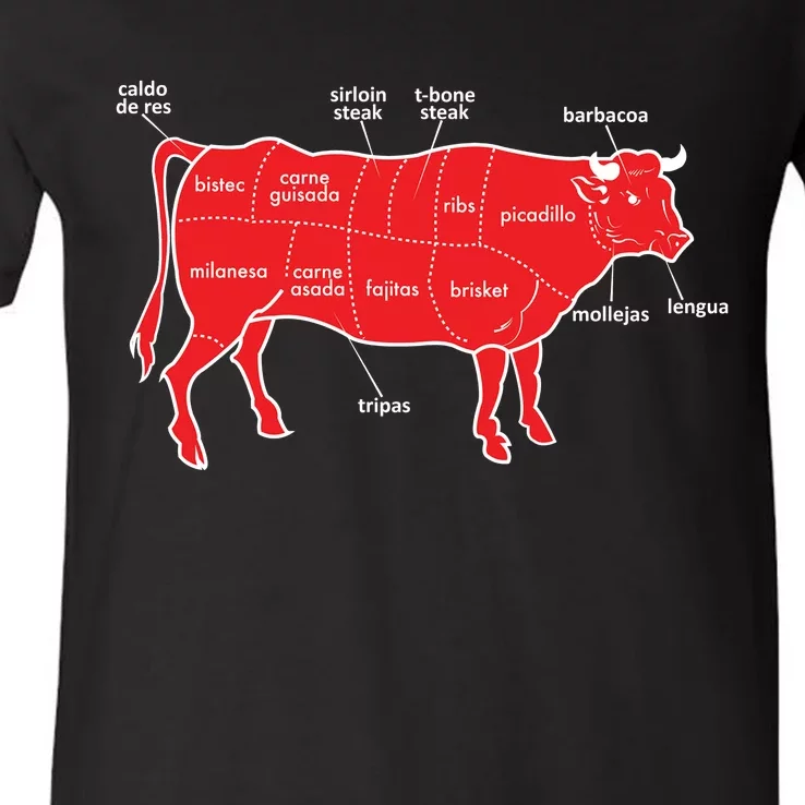 Tex Mex Cow V-Neck T-Shirt