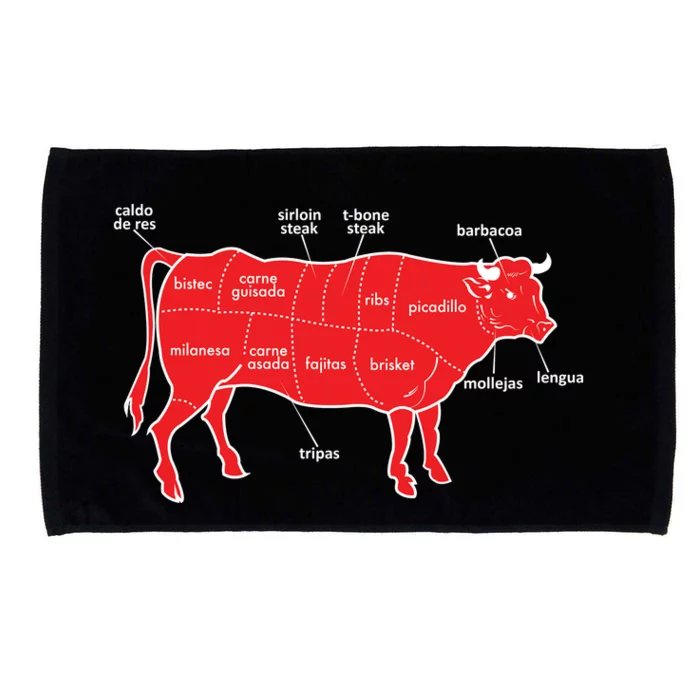 Tex Mex Cow Microfiber Hand Towel