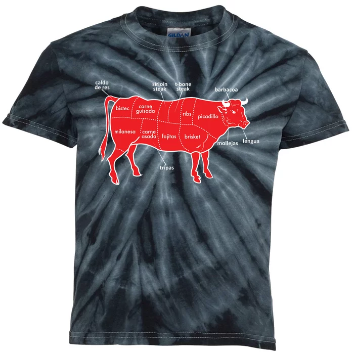 Tex Mex Cow Kids Tie-Dye T-Shirt