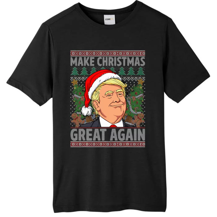 Trump Make Christmas Great Again Ugly Christmas Sweaters ChromaSoft Performance T-Shirt