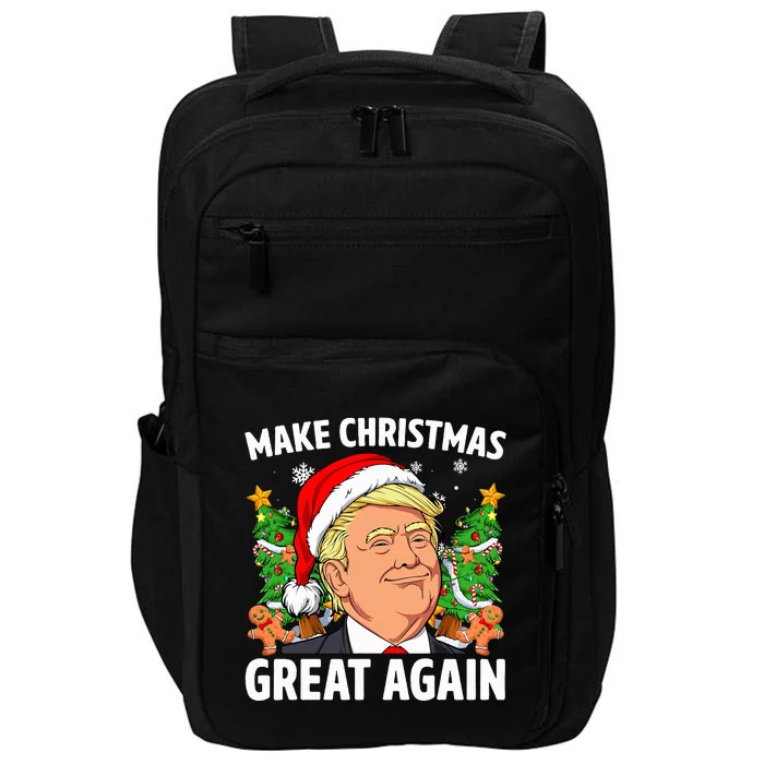 Trump Make Christmas Great Again Ugly Christmas Sweaters Impact Tech Backpack