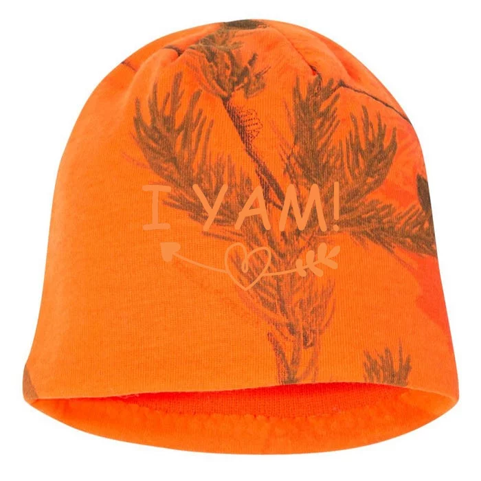 Thanksgiving Matching Couples She's My Sweet Potato I Yam Kati - Camo Knit Beanie