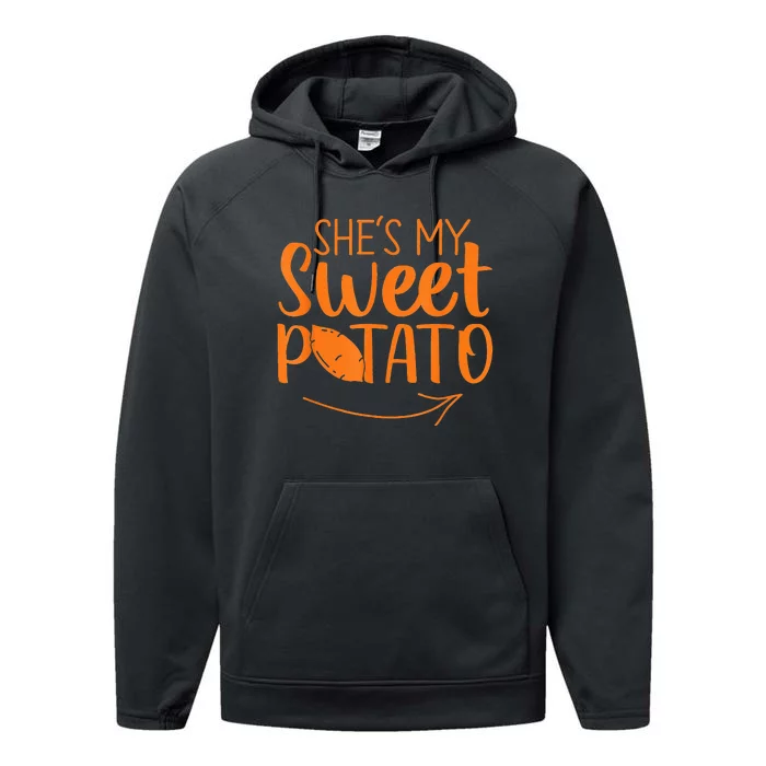 Thanksgiving Matching Couples Performance Fleece Hoodie