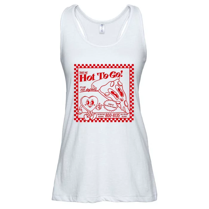 The Midwest Call Me Hot Pizza Hot To Go Ladies Essential Flowy Tank