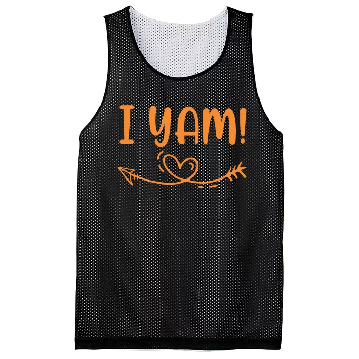 Thanksgiving Matching Couple SheS My Sweet Potato I Yam Set Mesh Reversible Basketball Jersey Tank