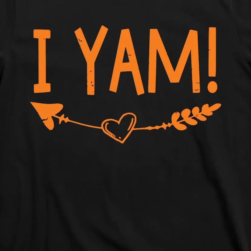 Thanksgiving Matching Couple SheS My Sweet Potato I Yam T-Shirt