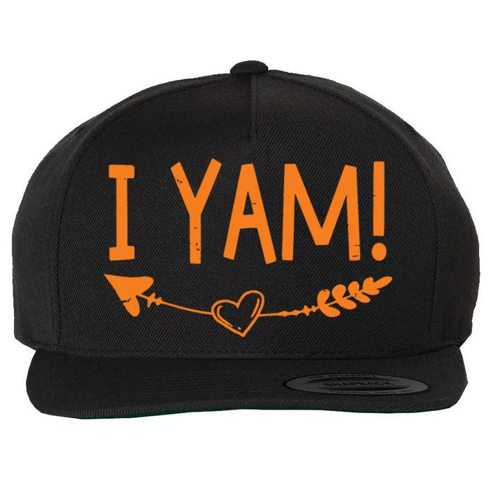 Thanksgiving Matching Couple SheS My Sweet Potato I Yam Wool Snapback Cap