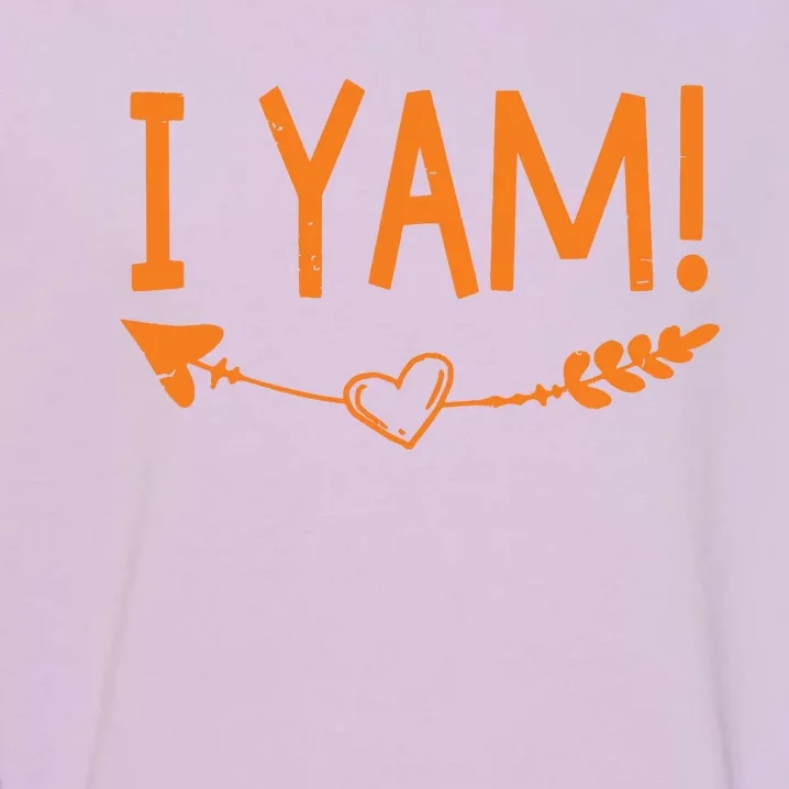 Thanksgiving Matching Couple SheS My Sweet Potato I Yam Garment-Dyed Sweatshirt