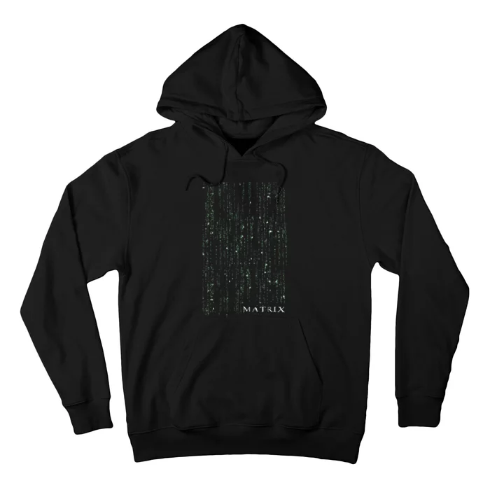 The Matrix Classic Coding Drop Poster Hoodie