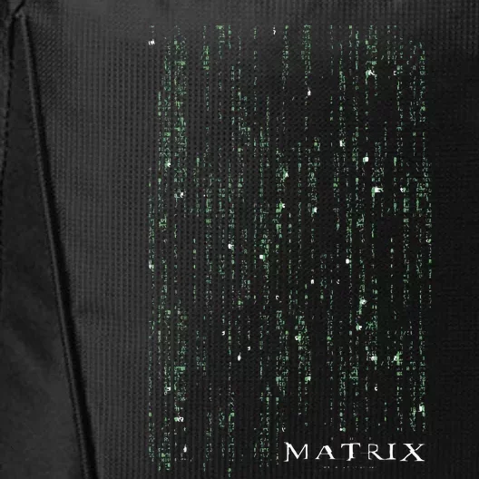 The Matrix Classic Coding Drop Poster City Backpack